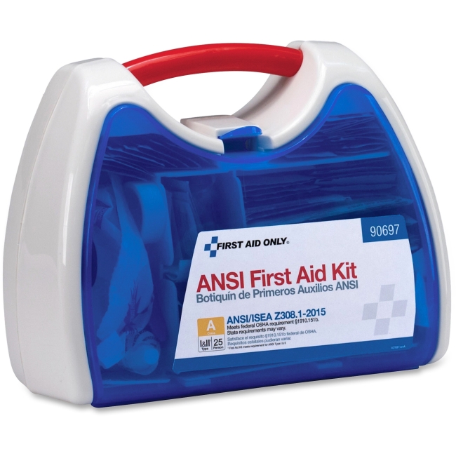 FAO90697 First Aid Only Small ReadyCare Kit 2015 ANSI a Compliant, Plastic - 141 Piece