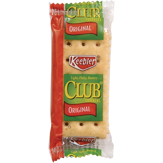 Picture of Keebler KEB01032 Keebler Club Crackers Packets&#44; 2 Per Pack - Black