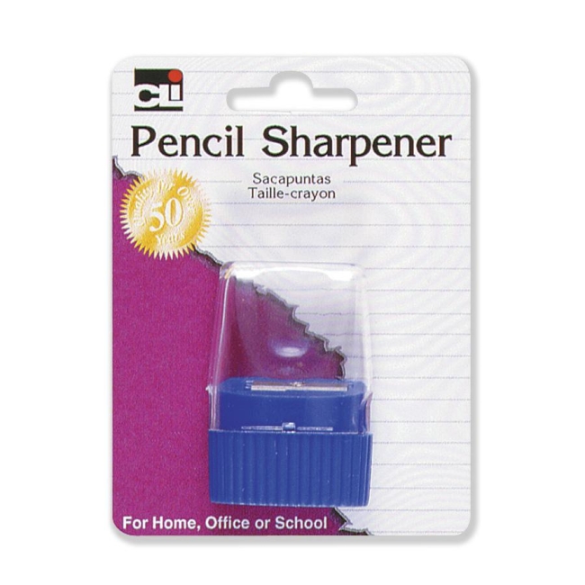 Picture of Charles Leonard LEO80730 Pencil Sharpener&#44; Plastic - Assorted