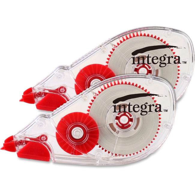 Picture of Integra ITA60238 Dispensing Correction Tape, White - Pack of 2