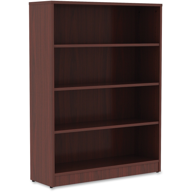 48 x 36 x 12 in. Bookcase 4 Shelf - Mahogany