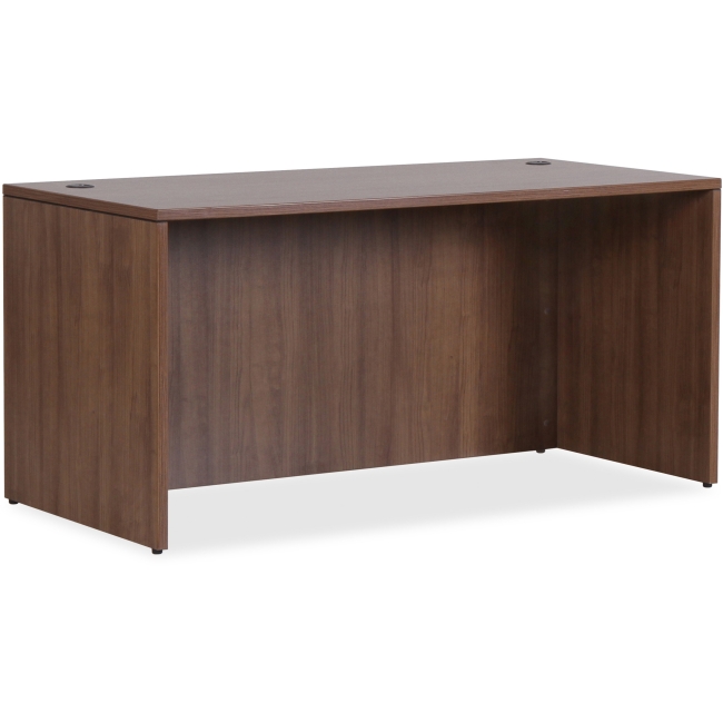 Essentials Series Desk Shell - Walnut - 60 x 30 in.