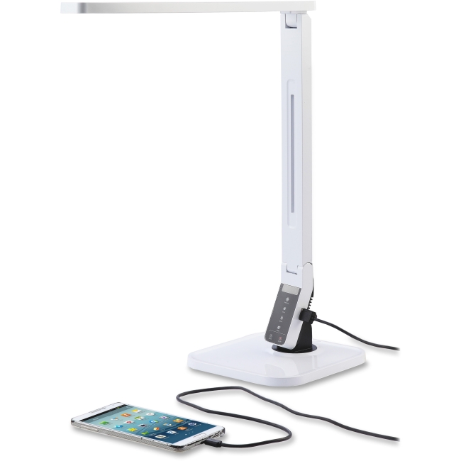 Picture of Lorell LLR99773 Smart Led Desk Lamp - White