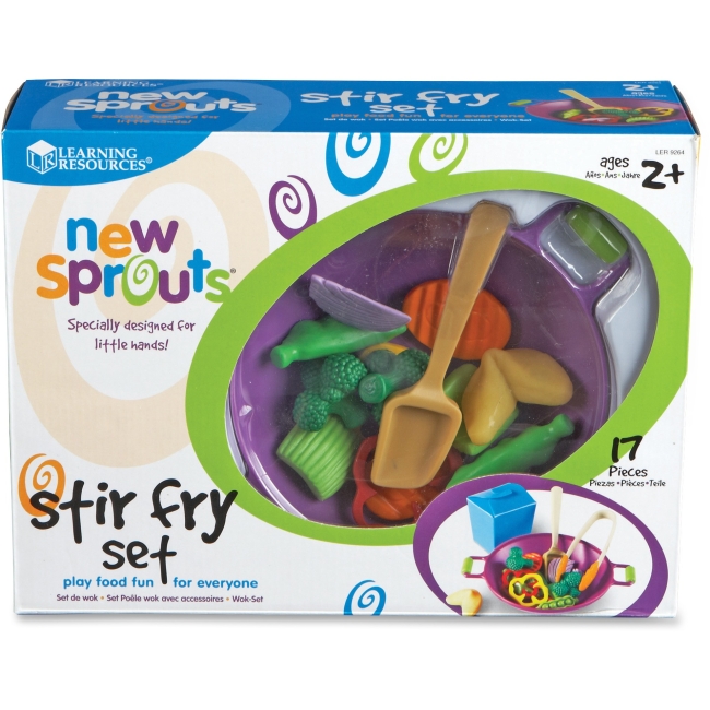Picture of New Sprouts LRN9264 Stir Fry Play Set, Plastic - Assorted Color