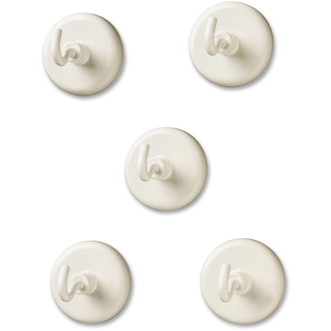 Picture of Learning Resources LRNLER2698 Original Magnetic Hooks - White, 5 Piece