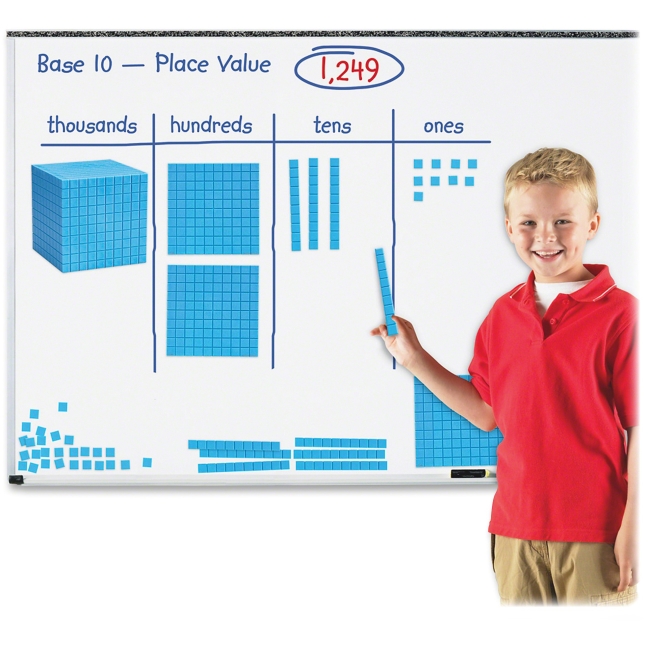 Picture of Learning Resources LRNLER6366 Giant Magnetic Base Ten Set - 131 Piece
