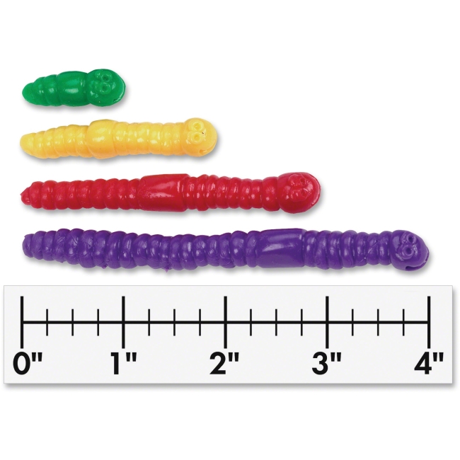 Picture of Learning Resources LRNLER0176 Measuring Worms - 72 Piece