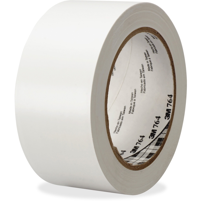 Picture of 3M MMM764136WHT General-purpose 764 Color Vinyl Tape -White