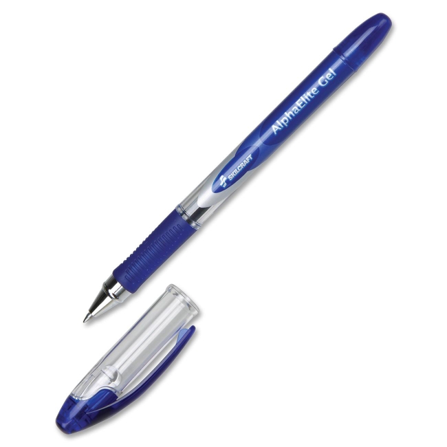 Picture of skilcraft NSN5005212 Alpha Elite Medium Point Gel Pen - Blue