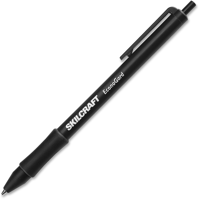 Picture of Oxford NSN5425943 protective & Retractable Medium Point Ballpoint Pen - Black