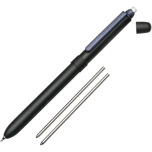 Picture of OIC NSN6559036 0.5 mm Medium Point Aviator Pen with Pencil - Black & Blue