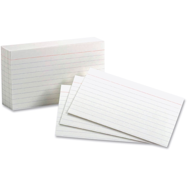 Picture of Oxford OXF31 3 x 5 in. Printable Index Card - White