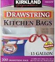 Picture of Clorox Healthcare CLO78913 20 gal Tall Kitchen Drawstring Trash Bags