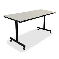 24 x 48 in. Activity Tabletop - Gray & Red