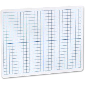 9 x 12 in. Grid - Plain 2 Side Dry Erase Lap Board