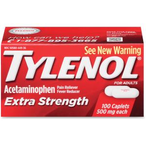Picture of Johnson & Johnson JOJ044909 Tylenol Extra Strength Caplets