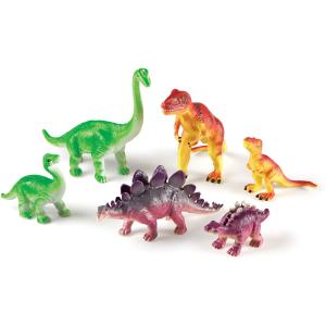 Picture of Learning Resources LRN0836 Dinosaur Play Set, Plastic - 6 Piece