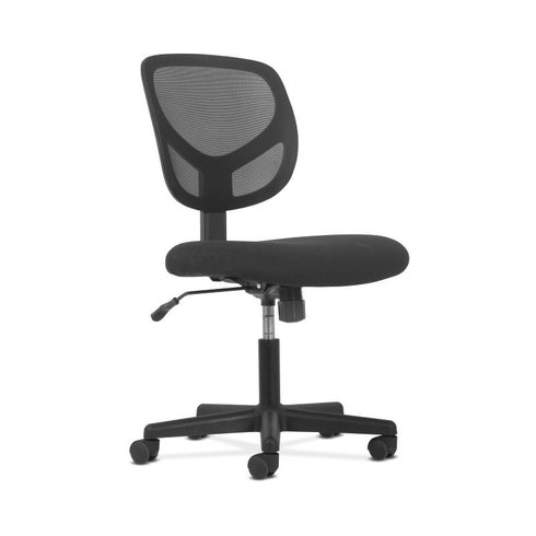Picture of Basyx by HON BSXVST101 Mid Back Mesh Task Chair without Arms&#44; Black