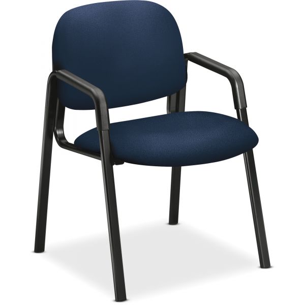Picture of The HON HON4003CU98T Seating Leg-Base Guest Chairs with Arms&#44; Navy