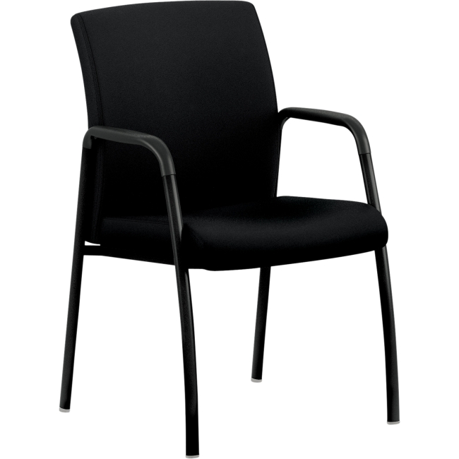 Picture of The HON HONIG107CU10 Multi-Purpose 4 Leg Guest Chair&#44; Black