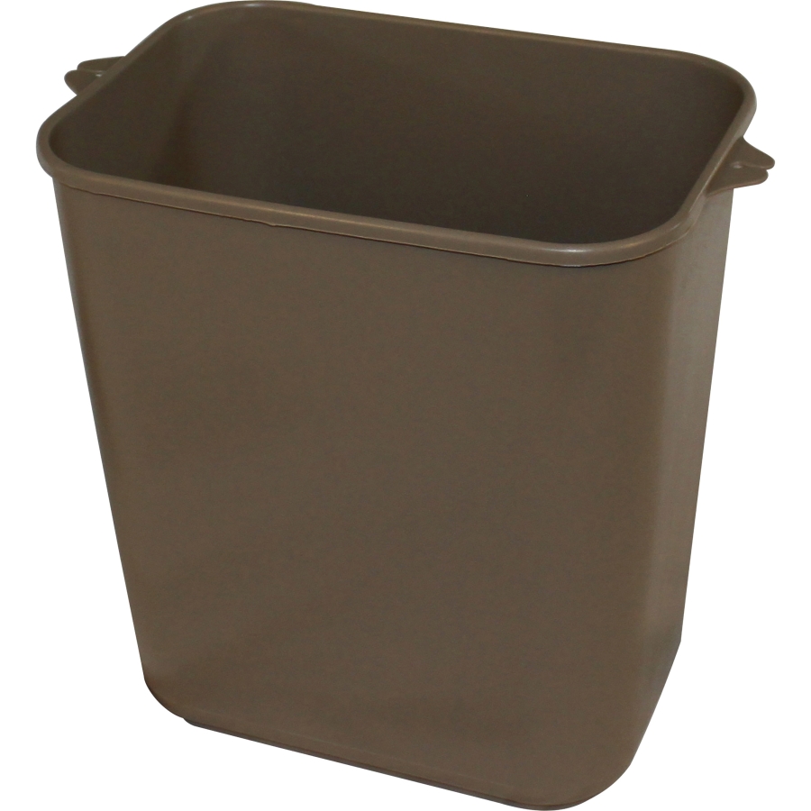 Picture of Impact Products IMP770115 14 qt Rectangle Wastebasket, Beige