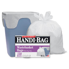 WBIHAB6FTL40CT Handi-Bag Wastebasket Bags - Black