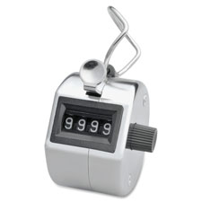 Picture of Sparco SPR24100BX Finger Ring Tally Counter - Silver