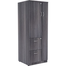 Relevance Series Tall Storage Cabinet - Charcoal Gray