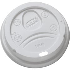 Picture of Dixie Foods DXEDL9540 10 oz Paper Hot Cup Lid - White