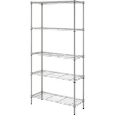 Picture of Lorell LLR70062 1 in. Light-Duty Wire Shelving - Silver