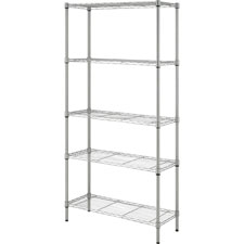 Picture of Lorell LLR70063 1 in. Light-Duty Wire Shelving - Silver