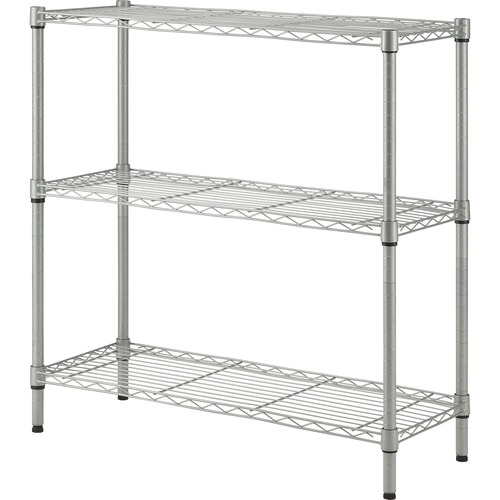 Picture of Lorell LLR70066 1 in. Light-Duty Wire Shelving - Silver