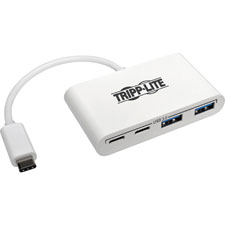 Picture of Tripp Lite TRPU4600042A2C Gen 1 USB-C Hub with USB-C & USB-A Ports, White