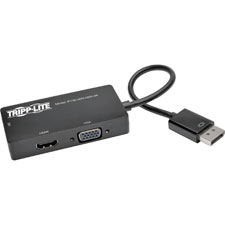 Picture of Tripp Lite TRPP13606NHDV4K Display Port 1.2 to All-in-One Converter, Black