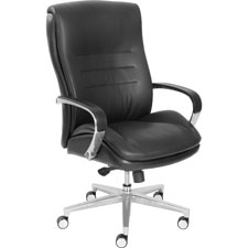 Picture of La-Z-Boy Chair LZB48346 Comfort Core Gel Seat Executive Chair&#44; Black