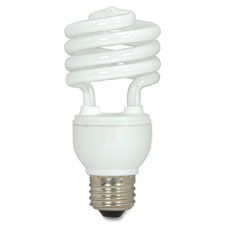 Picture of Satco Products SDNS6271CT 18W T2 Spiral Compact Fluorescent Bulb, White - Pack of 3