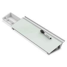 Picture of Quartet QRTGDP186 Dry-Erase Glass Desktop Board, White