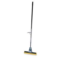 12 in. Head Steel Sponge Mop, Black & Yellow