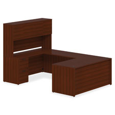 48 x 24 in. Prominence 2.0 Laminate Desking - Mahogany