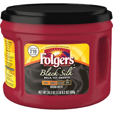 Picture of Folgers FOL20540CT Black Silk Dark Ground Coffee - Red