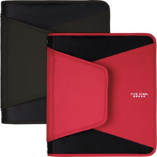 1.5 in. Five Star Zipper Binder - Red