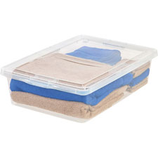 Picture of Iris IRS200420 28 qt Storage Box  Clear 