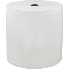 7 in. x 850 ft. Locor Hard Wound Roll Towels, White