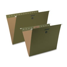 Essentials Std Green Hanging Folders, Green