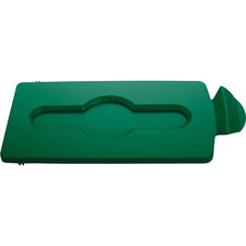 Picture of Rubbermaid Commercial Products RCP2007884 Slim Jim Green Closed Lid Insert&#44; Green