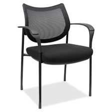 Mesh Back Guest Chair, Black - 33.6 x 24.6 x 23.9 in.