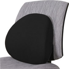 Picture of Lorell LLR42170 Ergo Fabric Lumbar Back Support&#44; Black - 17.8 x 4.5 x 13.1 in.