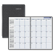 AAGAY200 Dayminder Monthly Academic Planner, Black - 7.87 x 11.87 in.