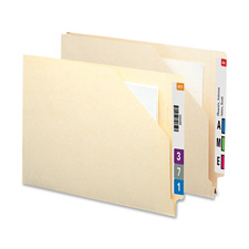 End Tab File Pockets - Manila
