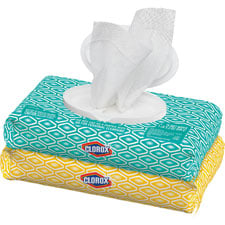 Clorox CLO31430 Disinfecting Wipes Flex Pack  White